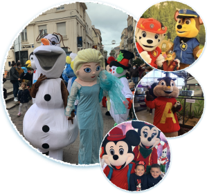 Mascottes - peluches géantes - Avignon - Région Paca, Rhônes Alpes et Midi Pyrenées