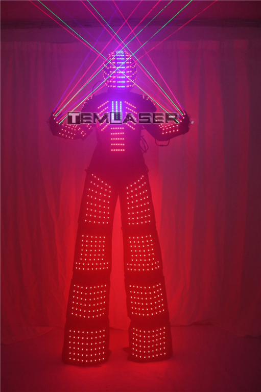 NOUVEAU - Costumes robots pour échasses lumineuses