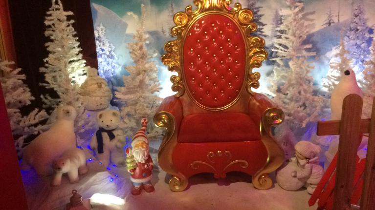 Le Trône du Père Noël - studio photos Maquarella