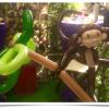 Sculpture sur ballons - le singe