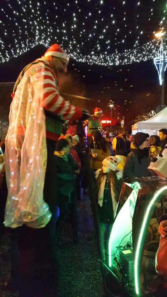 Echassiers lumineux à Vaulx en Velin