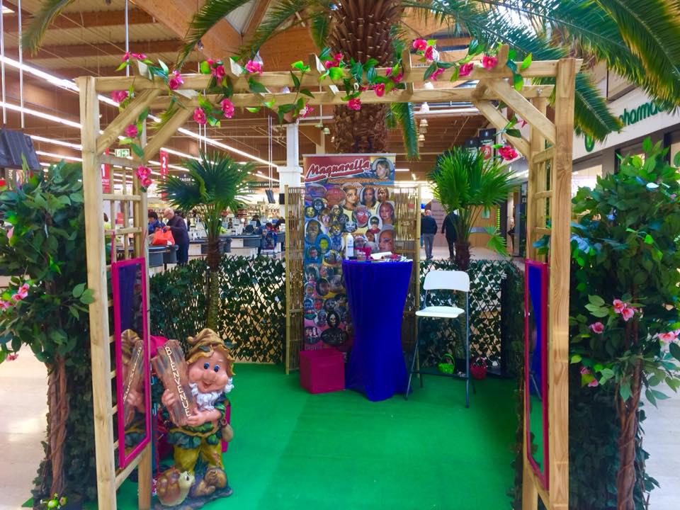 Stand Maquillage au Leclerc de boureg les Valence