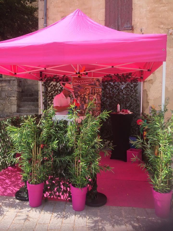 Stand Maquillage et sculpture à Aurel (84)