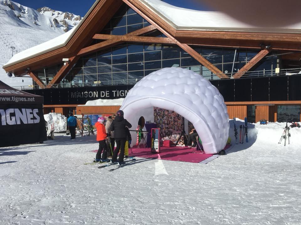 Igloo Maquillage à Tignes (74)