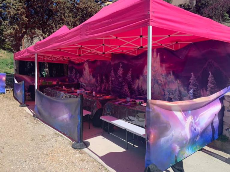 Stand atelier créatif version fantastique