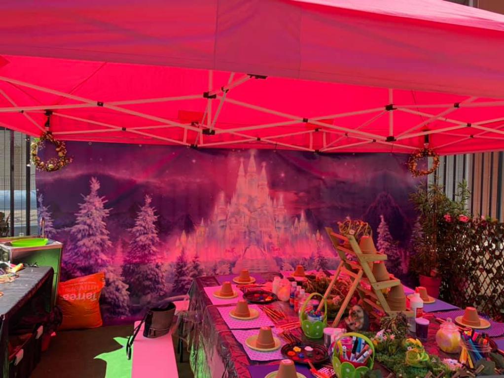 Atelier créatif printemps - pot de fleur à peindre avec plantation d'un bulbe - Maquarella