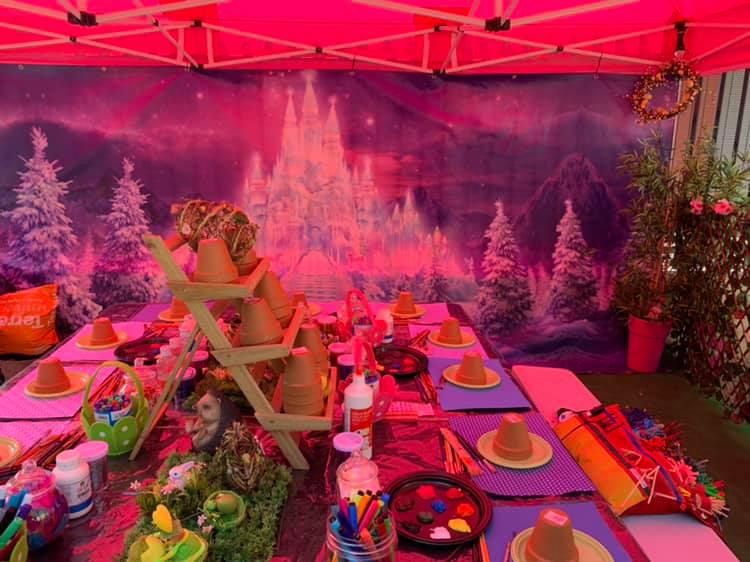 Atelier créatif printemps - pot de fleur à peindre avec plantation d'un bulbe - Maquarella